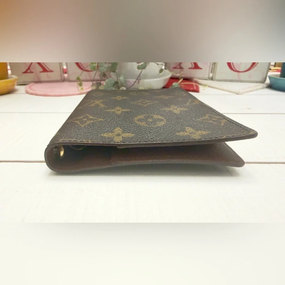 Louis Vuitton Monogram Agenda Planner PM w Gold Pen